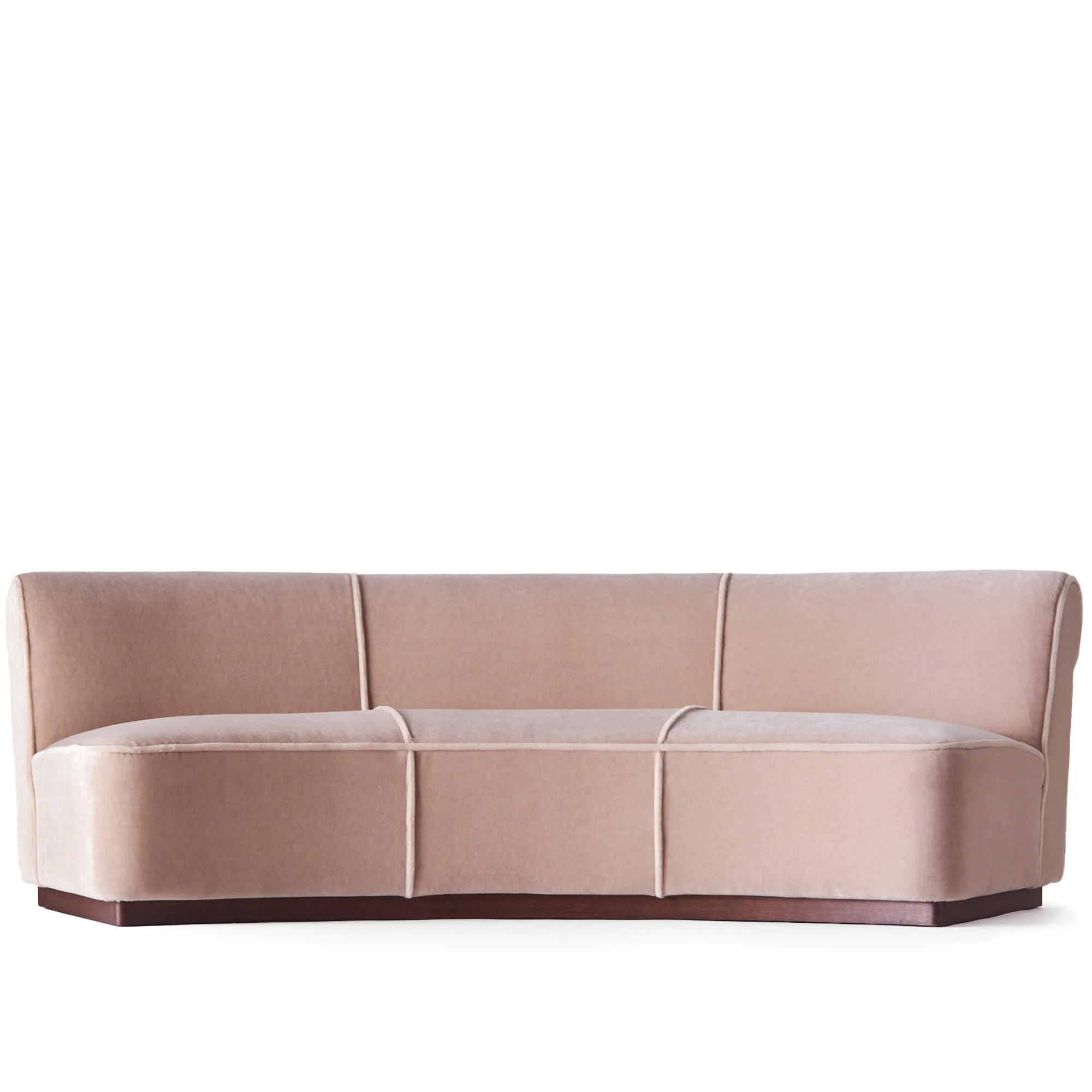 Paris soffa i sammetsmohair